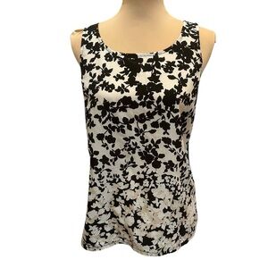 Ann Taylor Floral Sleeveless Blouse- Like New